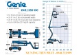 Cho thuê xe nâng người 16m Boomlift chạy điện Genie Z45/25 JDC tại Bình Dương 